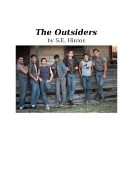 Preview of The Outsiders- Modified for ELLs