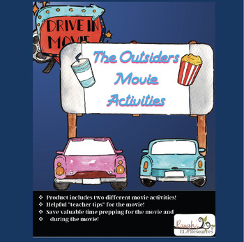 Preview of The Outsiders Movie Activities