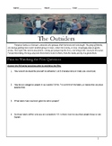 The Outsiders Movie Guide + Answer Key