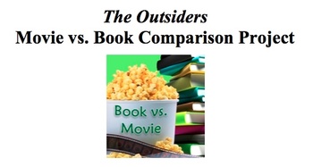 Preview of The Outsiders Movie vs. Book Assignment - RL.7.7.