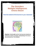 The  Outsiders- Multiple Intelligences Choice Board