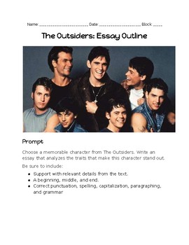 the outsiders narrative essay