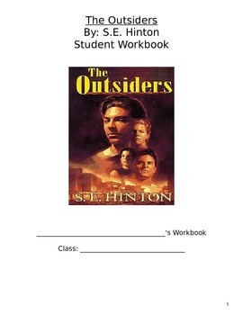 Preview of The Outsiders Novel Packet