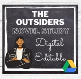 The Outsiders Novel Study Common Core Aligned: Digital or 