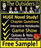 The Outsiders Novel Study Free Sample 