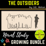 The Outsiders Novel Study Growing Bundle