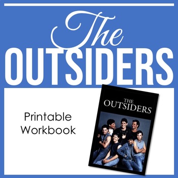 Preview of The Outsiders - Novel Study, Journals, Writing Prompts, Unit, Final Projects