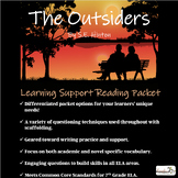 The Outsiders Novel Study Packet-Learning Support