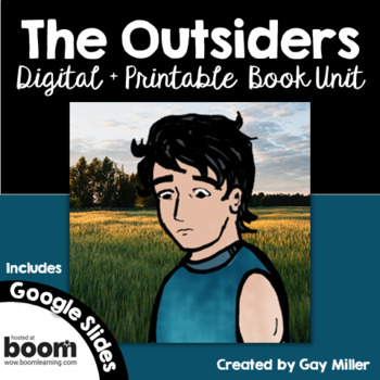 Preview of The Outsiders Novel Study [S.E. Hinton] Digital + Printable Book Unit