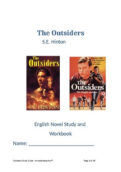 Preview of The Outsiders - Novel Study & Workbook