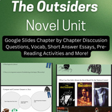 The Outsiders Novel Unit- Digital Google Slides- State Sta