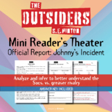 The Outsiders - Mini Reader's Theater - Official Report: J
