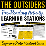 The Outsiders Pre-Reading Learning Stations: Engaging Activity