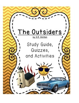 Preview of The Outsiders - Questions, Quizzes, Activities