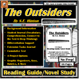 The Outsiders | Reading Guide | Book / Literature Novel St