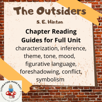 Preview of The Outsiders - Reading Guides - Common Core Packet for Full Unit