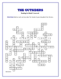 The Outsiders: 50-clue Reading-for-Detail Crossword—Fun Ob