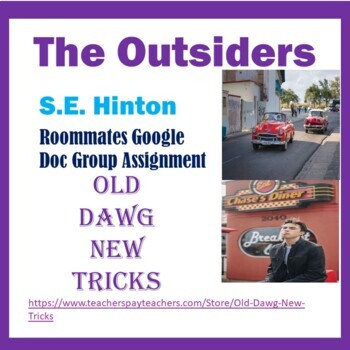 Preview of The Outsiders Roommates Google Doc Group Assignment