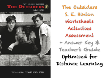 Preview of The Outsiders (S. E. Hinton) - COMPLETE NO PREP ACTIVITIES, ANSWERS + DL-BUNDLE