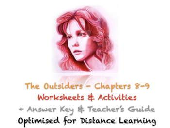 Preview of The Outsiders (S. E. Hinton) - Ch. 8-9 - Conflict - NO PREP ACTIVITIES + ANSWERS