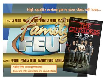 Preview of The Outsiders (S.E. Hinton) Family Feud Review Game