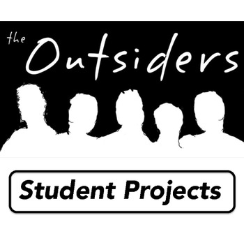 Preview of THE OUTSIDERS - Student Projects / Summative Tasks
