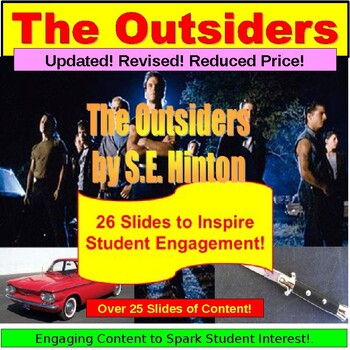 Preview of The Outsiders Lesson:  PowerPoint, Google Slides Introduction