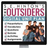 The Outsiders Unit Plan - S.E. Hinton Novel Study Reading 