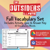The Outsiders - Vocabulary All Chapters