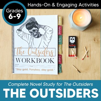 Preview of The Outsiders Novel Study Unit Activities & Workbook (Digital Included)