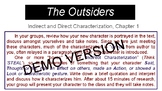 The Outsiders and Indirect Characterization, Chapter 1