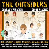 The Outsiders by S.E. Hinton - Character Chart - Graphic O