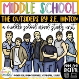 The Outsiders by S.E. Hinton Novel Study Reading Unit for 