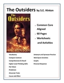 The Outsiders by SE Hinton 62 Common Core Aligned workshee