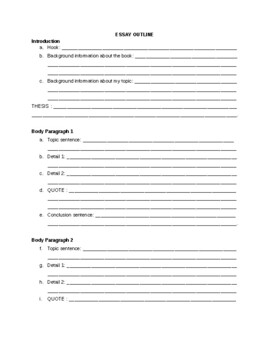 the outsiders essay outline