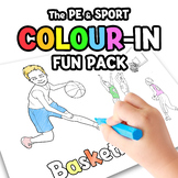The PE & Sport Colour-In Fun Pack - for Kindy-Grade 2