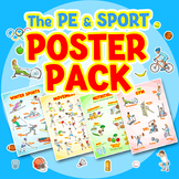 The PE & Sport POSTER PACK - 10 printable educational themes