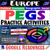 The PEGS Factors of Europe 5-E Lesson | Fun Practice Activ