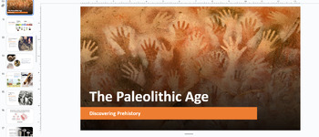 Preview of The Paleolithic Age Lecture, Comprehension Checks, Video Links