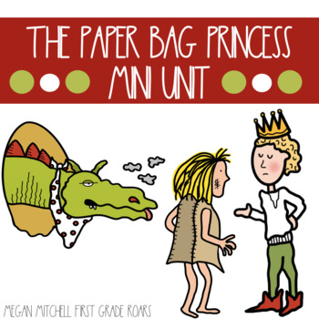Preview of The Paper Bag Princess Activities Book Companion Reading Comprehension & Craft