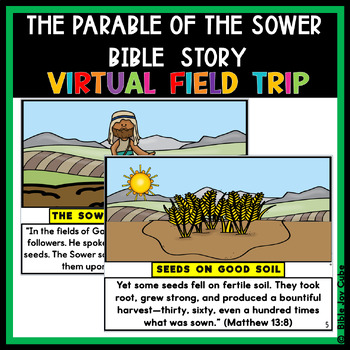 Preview of The Parable of The Sower Bible Story Virtual Field Trip