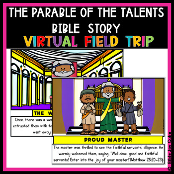 Preview of The Parable of The Talents Bible Story Virtual Field Trip