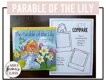 The Parable of the Lily by Anita Bremer | Teachers Pay Teachers