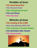The Parables and Miracles of Jesus Bible Webquest Digital