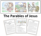 The Parables of Jesus Writing and Comic Strip Assignment