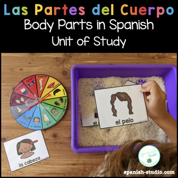 Preview of The Parts of the Body in Spanish -Thematic Unit