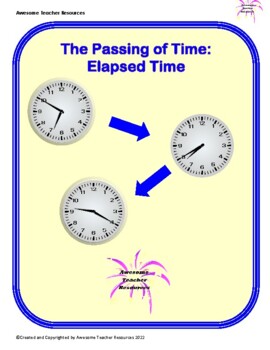 Preview of The Passing of Time: Elapsed Time