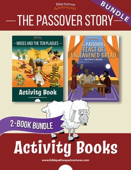 Preview of BUNDLE: The Passover Story Activity Books & Lesson Plans