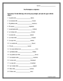 The Past Participles as Adjectives in Spanish.