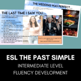 The Past Simple Grammar Speaking Practice for ESL learners